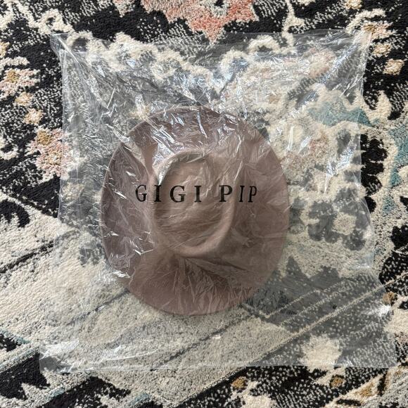 NWT GIGI PIP Ginger Gambler Hat Brown 59 main image 5